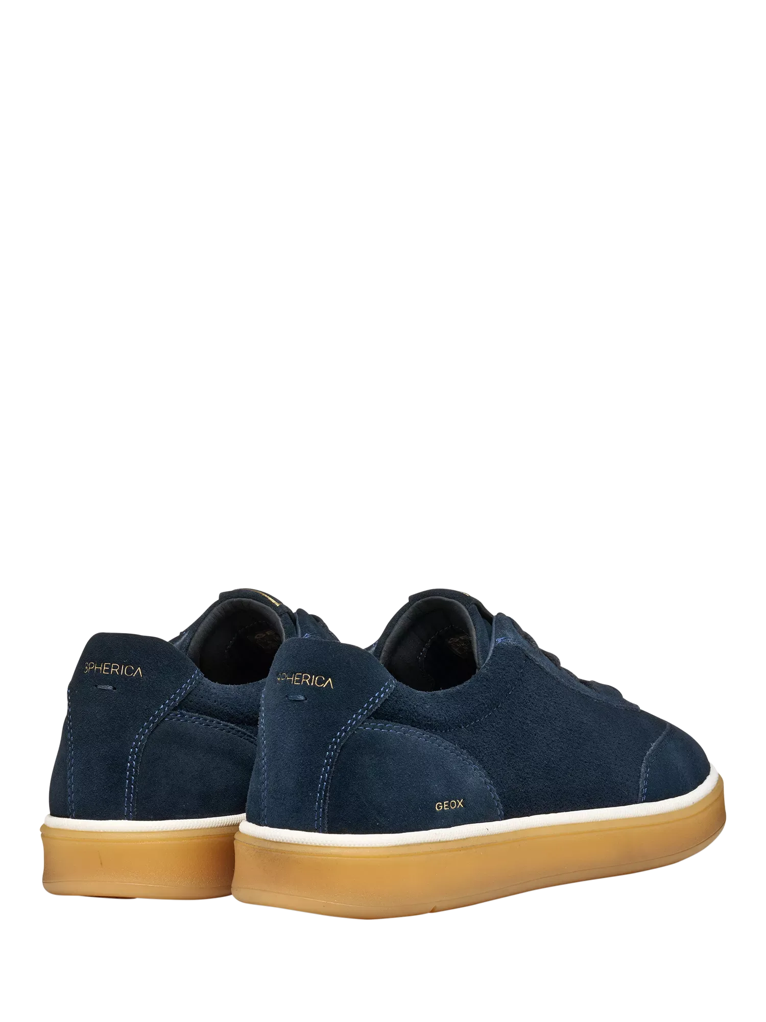 Кроссовки Spherica Actif X4 из смешанной кожи на шнуровке Geox, Navy — фото 4