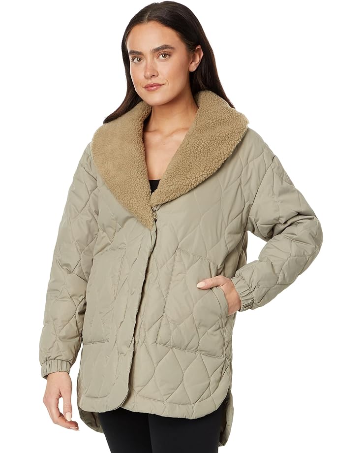 

Куртка Spiritual Gangster Ivy Quilted Sherpa, цвет Dark Matcha