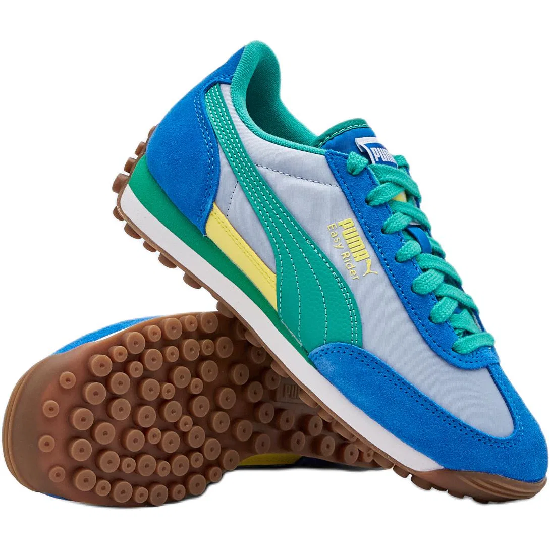 Кроссовки детские повседневные PUMA Blue Green Multicolor — фото 4
