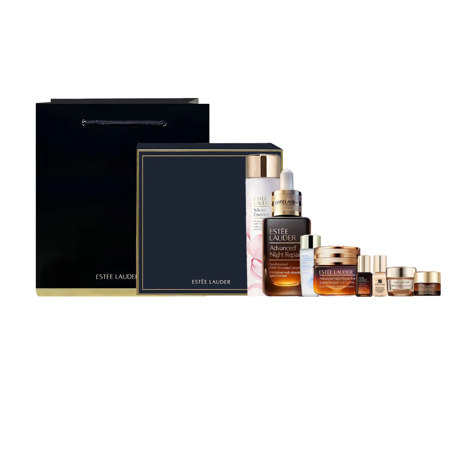 

Набор косметики celebrity box для уменьшения морщин, подтяжки и восстановления, 8 предметов ESTEE LAUDER