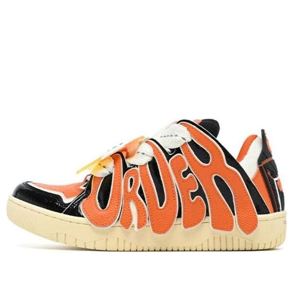 

Кроссовки x bipolar skater/001 'orange black' Old Order, черный