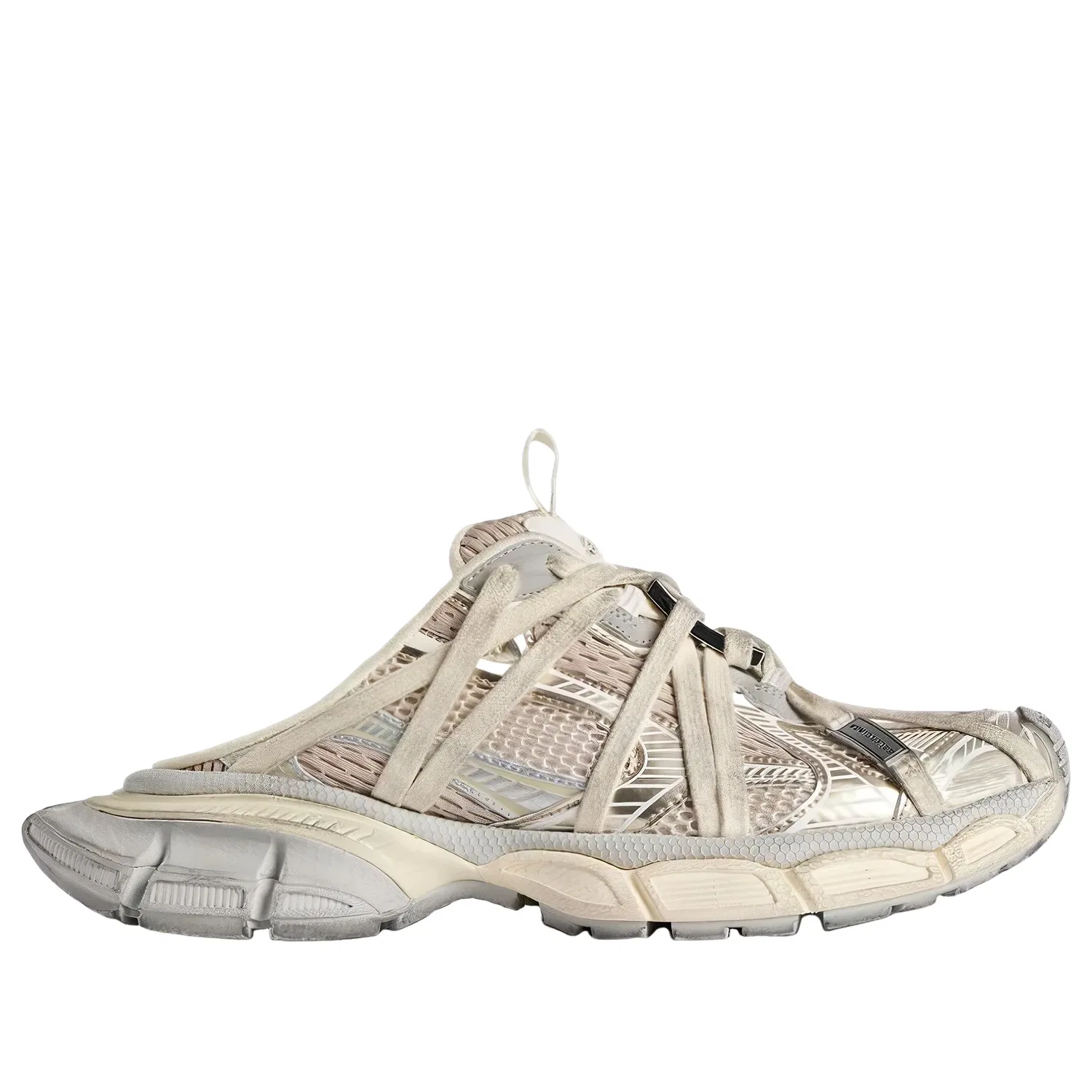 Мюли Balenciaga Extreme Laces 3XL, белый — фото 2
