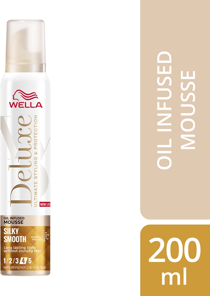 Роскошный шелковистый мусс для укладки волос с питательным эффектом Wella, 200 мл — фото 2