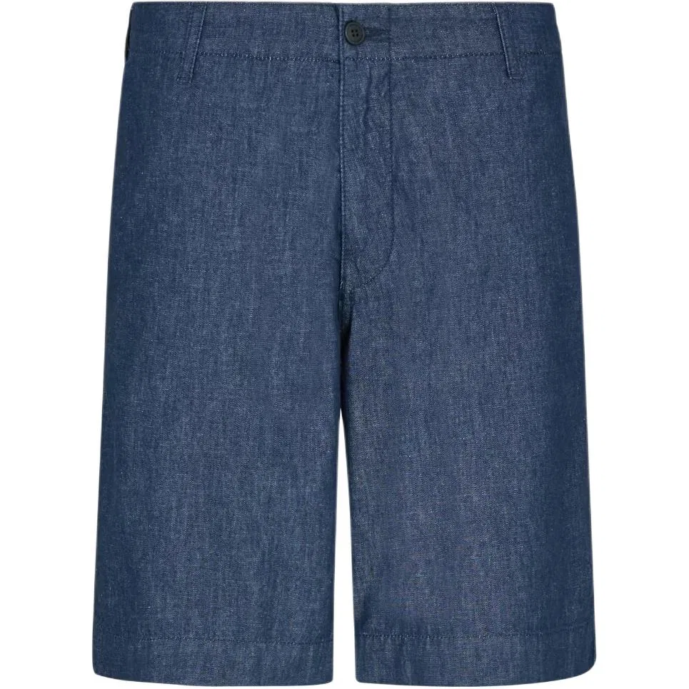 Шорты бермуды Asv Chambray Denim из коллекции Peace Capsule EMPORIO ARMANI, Dark Blue