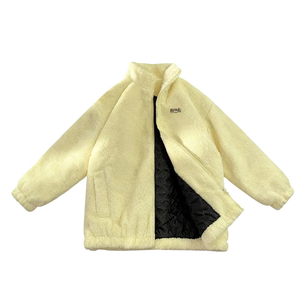 

Пальто Unisex с бархатистой текстурой HUANQIU, желтый