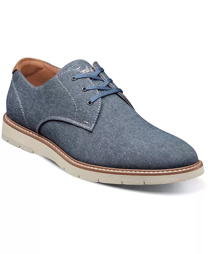 

Мужские туфли-оксфорды Vibe Canvas Plain Toe Florsheim, синий