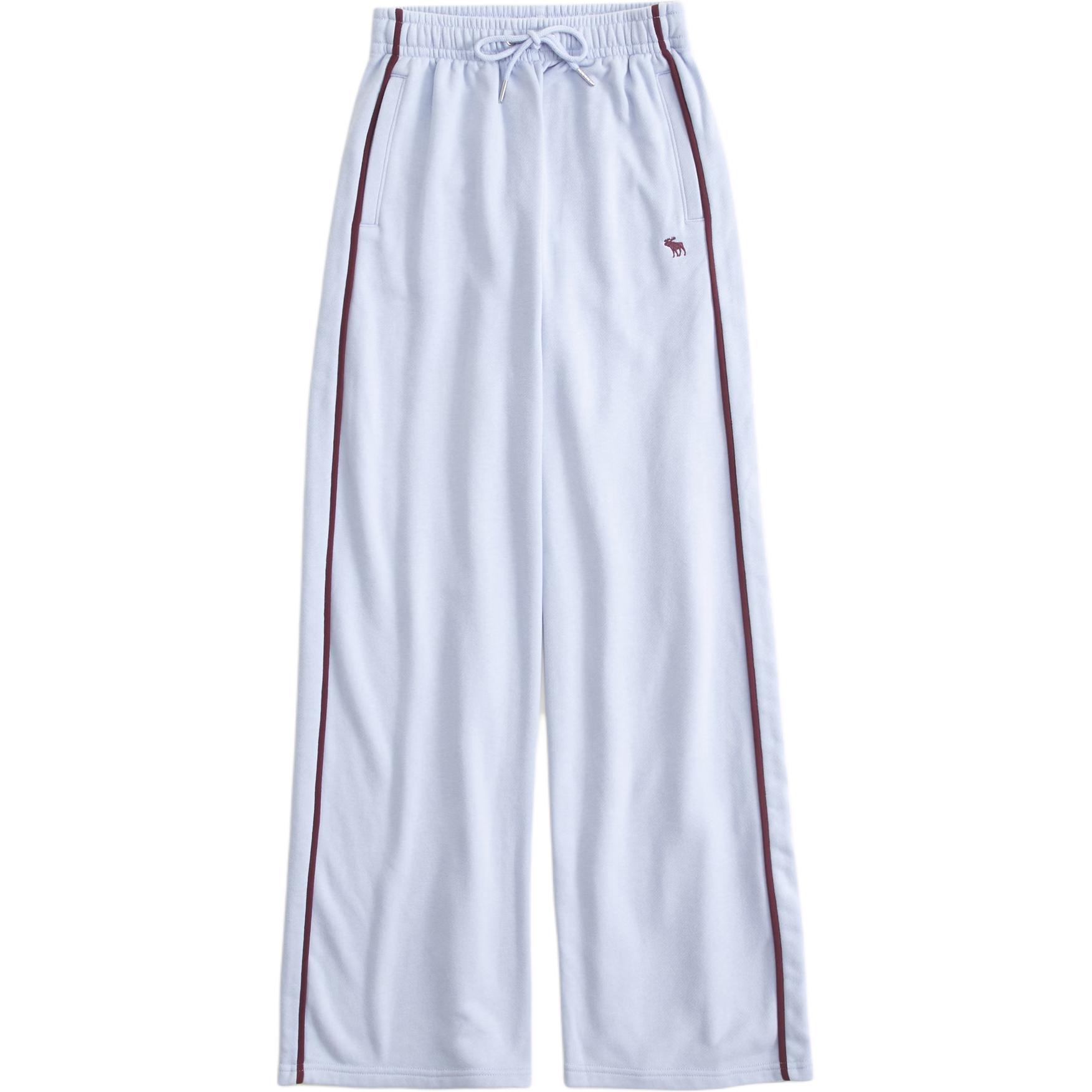 

Вязаные спортивные штаны Women's Abercrombie＆Fitch, светло-голубой