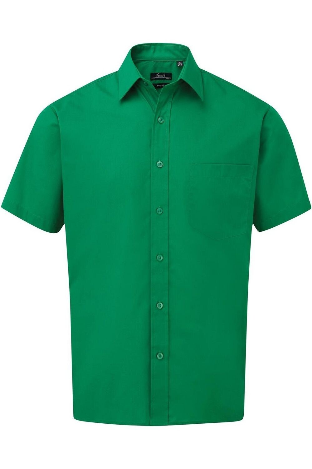 

Рубашка Premier Poplin с коротким рукавом, emerald