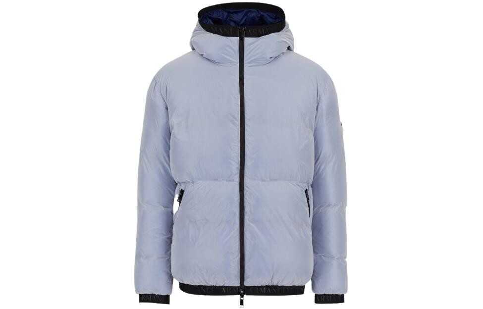 

ARMANI EXCHANGE Мужской пуховик, цвет Blue/Gray