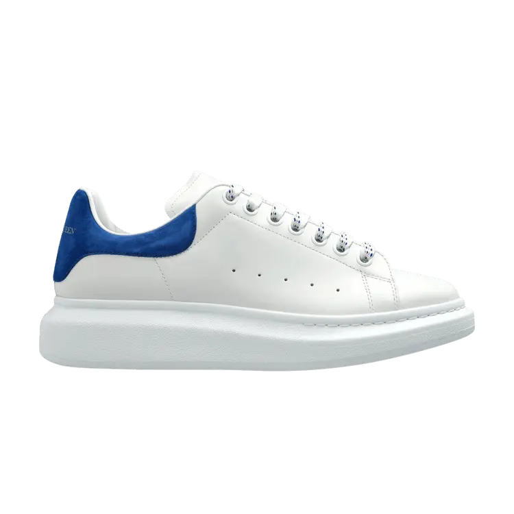 

Кроссовки Alexander McQueen Oversized Sneaker, White Paris Blue 2025