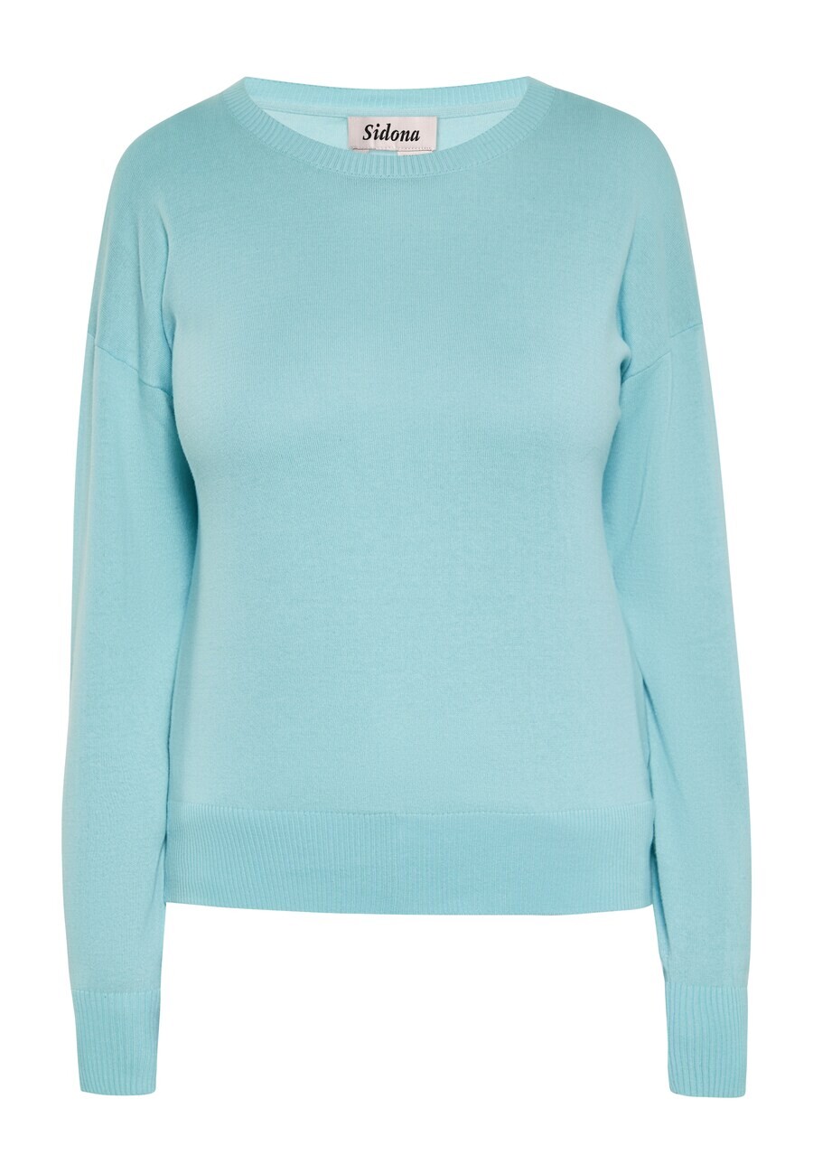 

Базовый свитер Sidona Sweater, аква