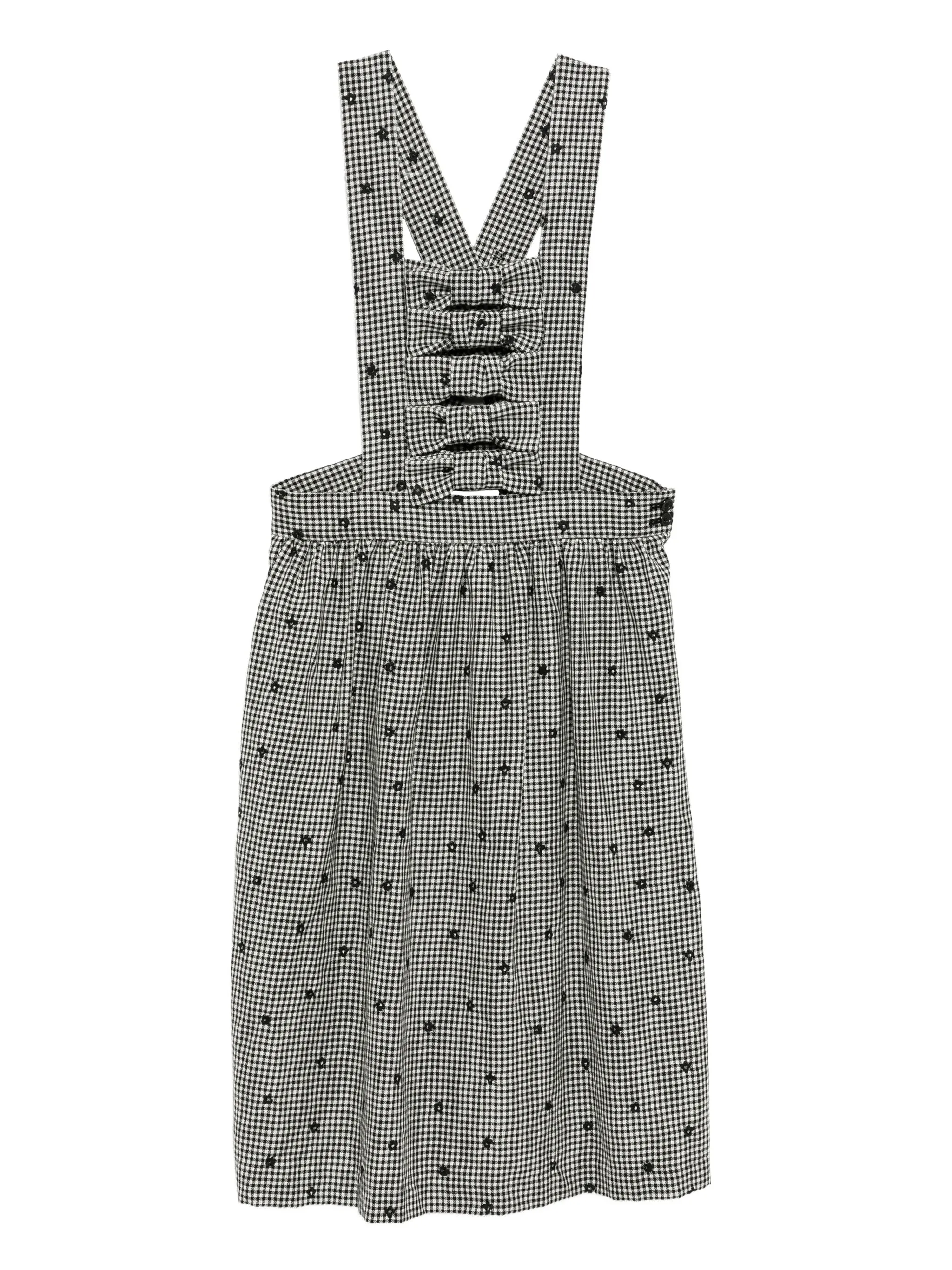 

Клетчатое платье Comme Des Garçons Girl, черный