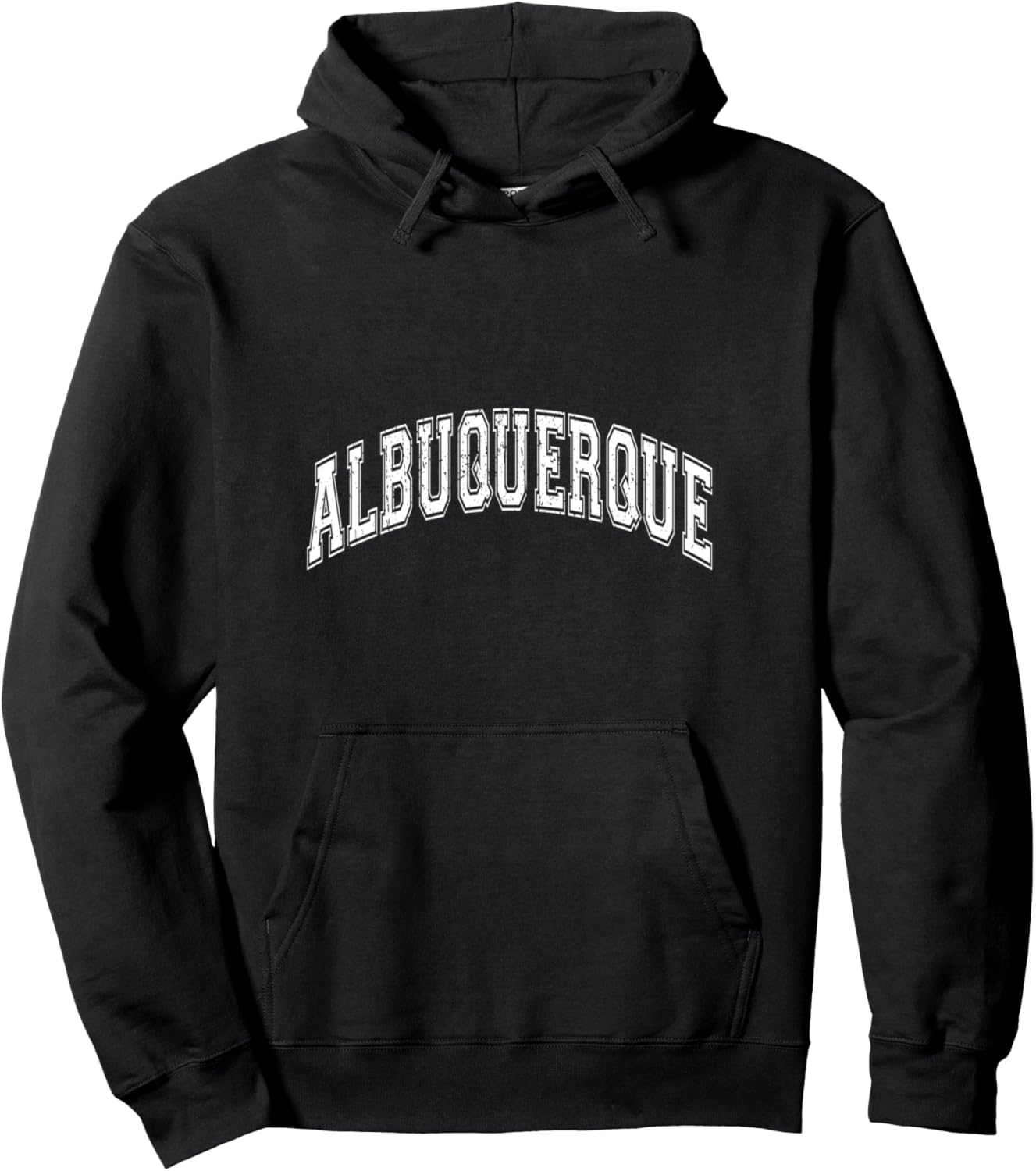 

Классическая винтажная спортивная толстовка Альбукерке, Нью-Мексико Albuquerque City Apparel Shop, черный