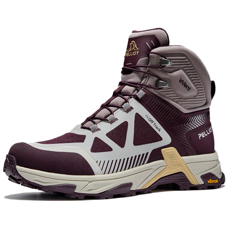 

Высокие треккинговые ботинки MT Master Slip Resistant, Abrasion Resistant, Breathable для женщин PELLIOT, goji фиолетовый+vanilla белый