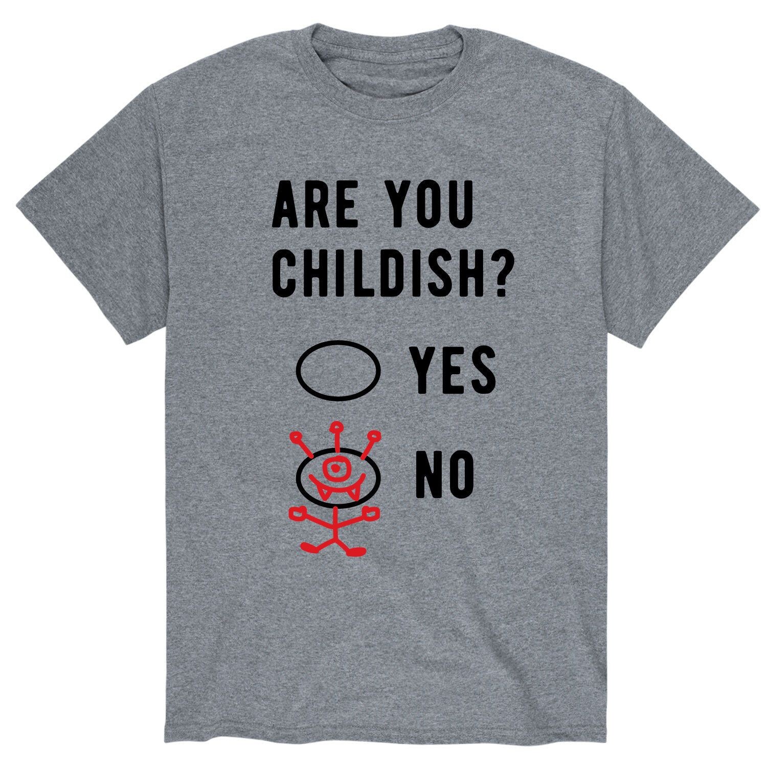 

Мужская футболка Are You Childish Licensed Character