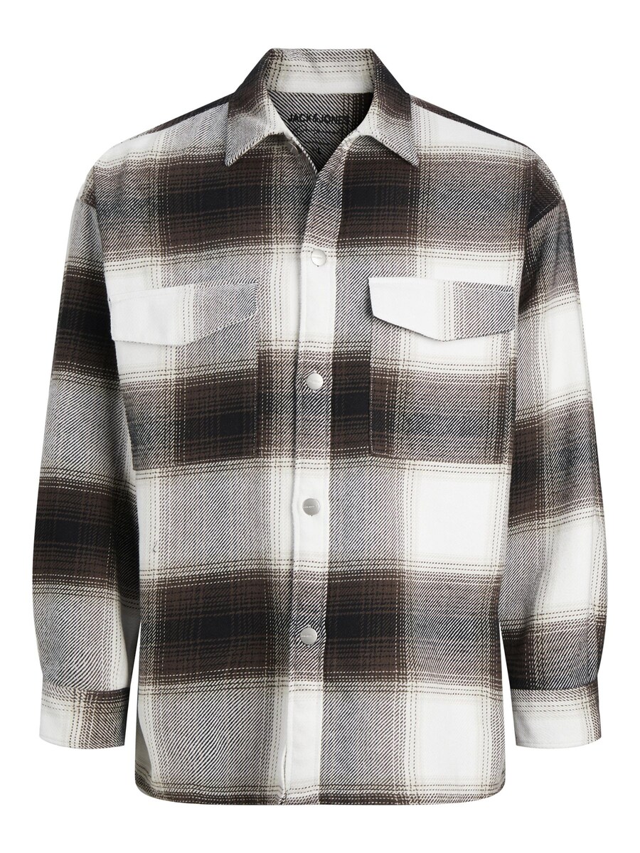 

Комфортная рубашка JACK & JONES, цвет Brown/White