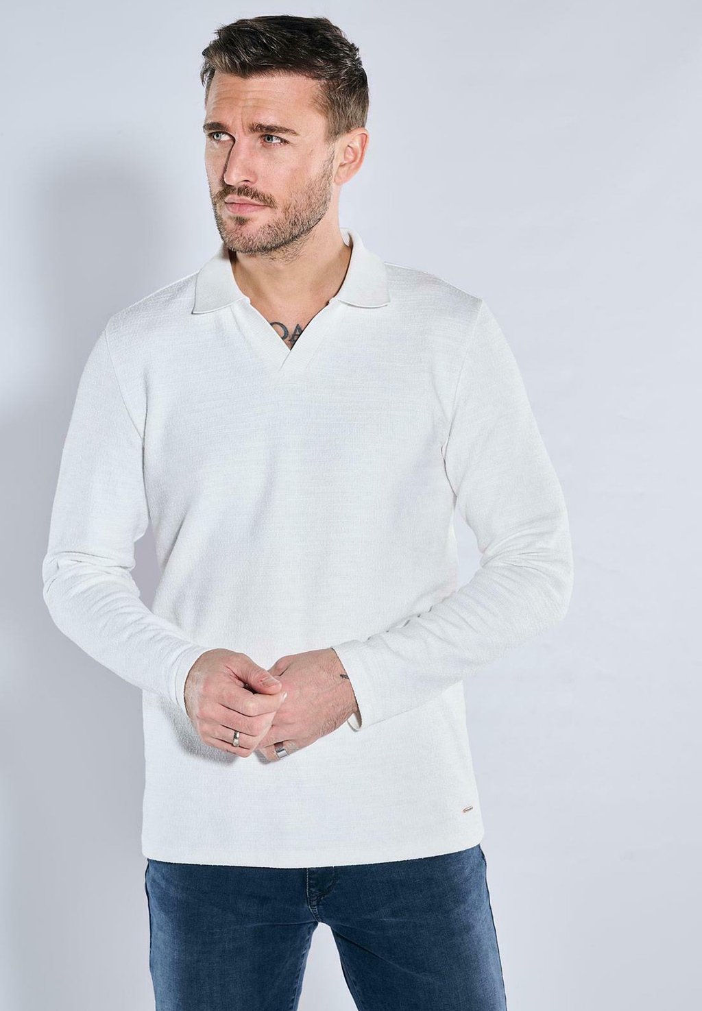 

Лонгслив Polo shirt Emilio Adani, кремовый