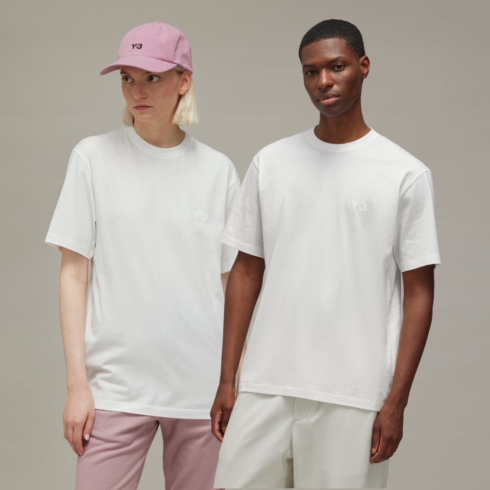 

Футболка Adidas Y-3 Regular Short Sleeve Tee, цвет Core White