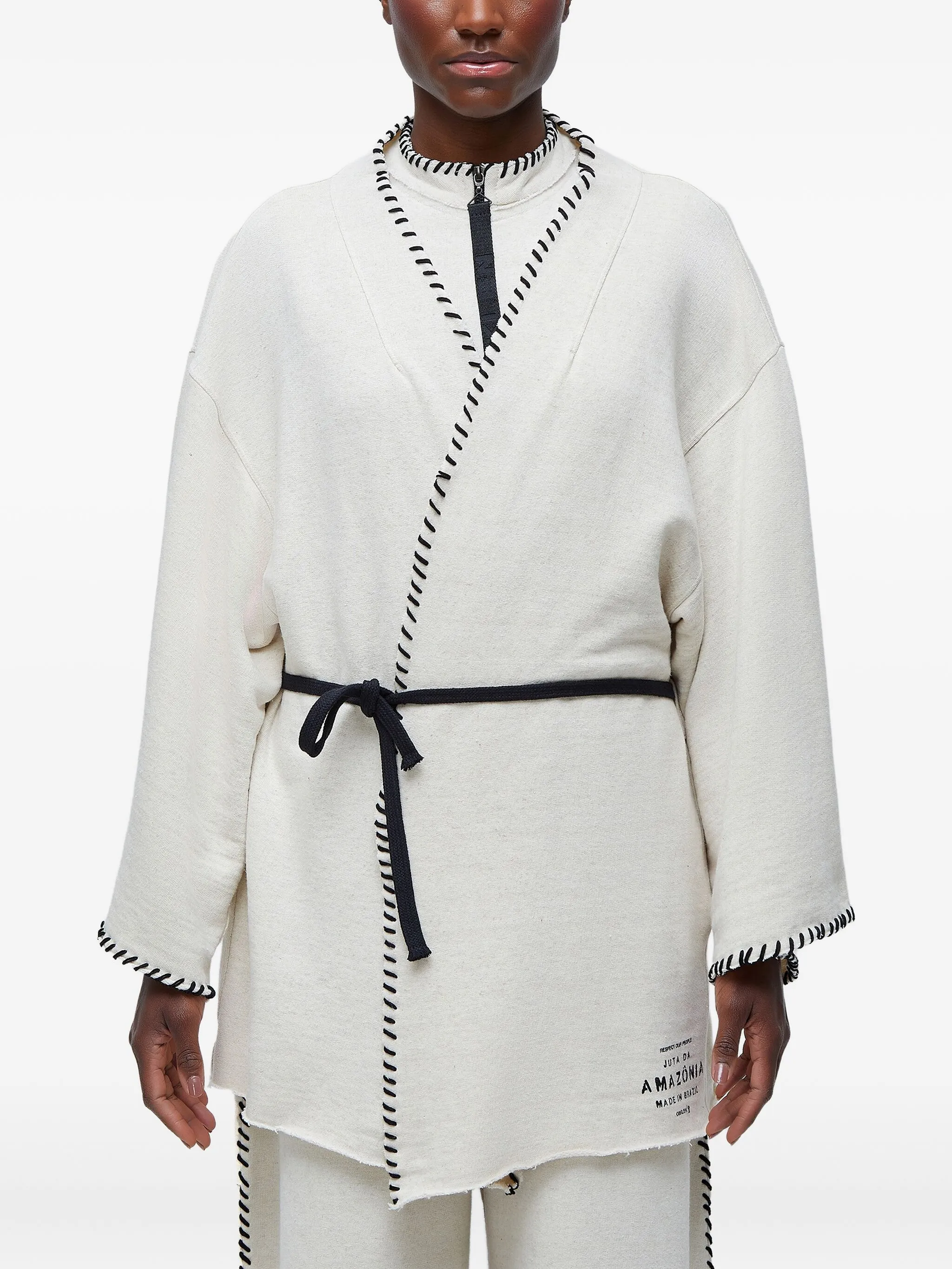 

Двустороннее пальто на молнии Osklen, белый