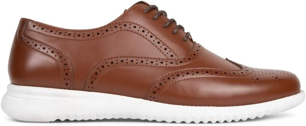 Не указано в списке: Мужские ботинки Kenneth Cole Wing Lace Up Nio Hybrid Lace Up Wings, Cognac — фото 3