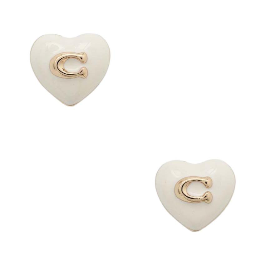 

Латунные гвоздики для женщин COACH, белый