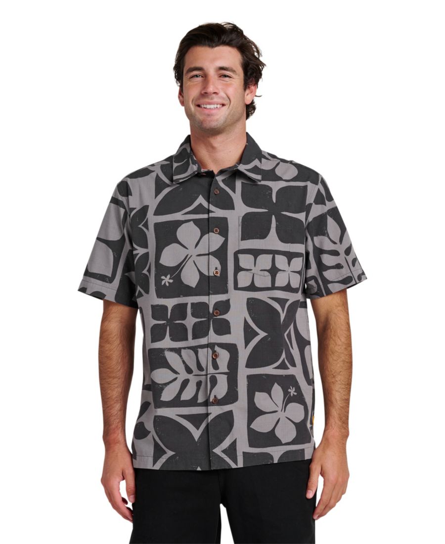 

Мужская рубашка Quiksilver Tiki Island Quiksilver Waterman, Gray