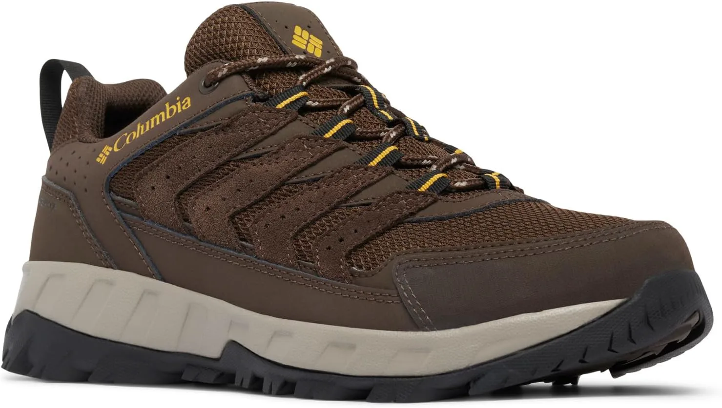Мужские водонепроницаемые походные туфли Columbia Strata Trail Low, желтый