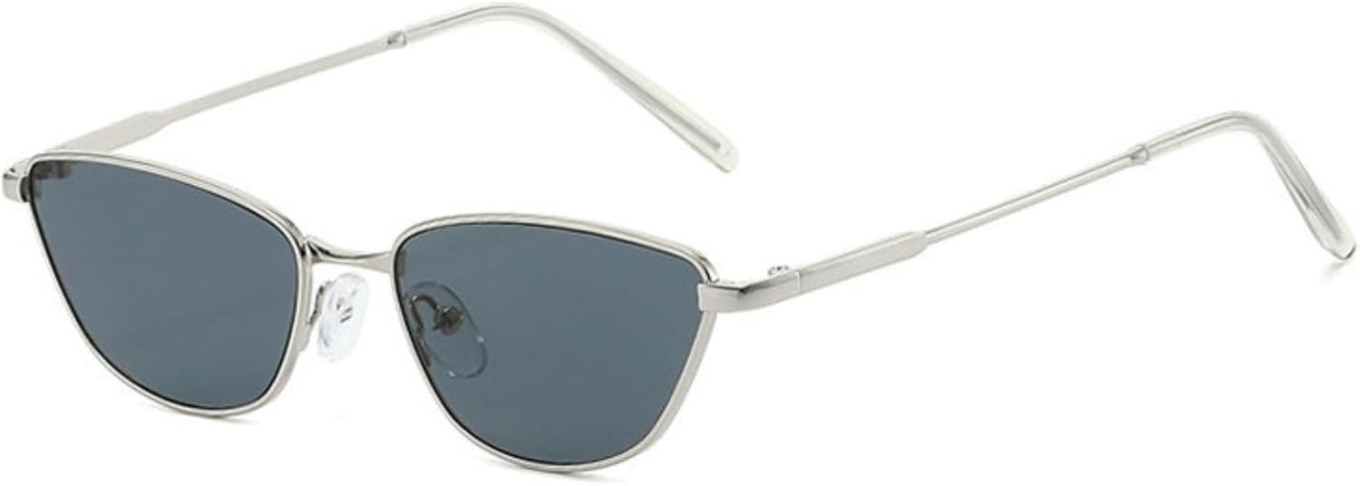 

Винтажные солнцезащитные очки Willochra в форме кошачьего глаза, маленькие многоугольные, металлические, модные, конфетного цвета, с защитой от УФ-излучения UV400, мужские солнцезащитные очки, C3