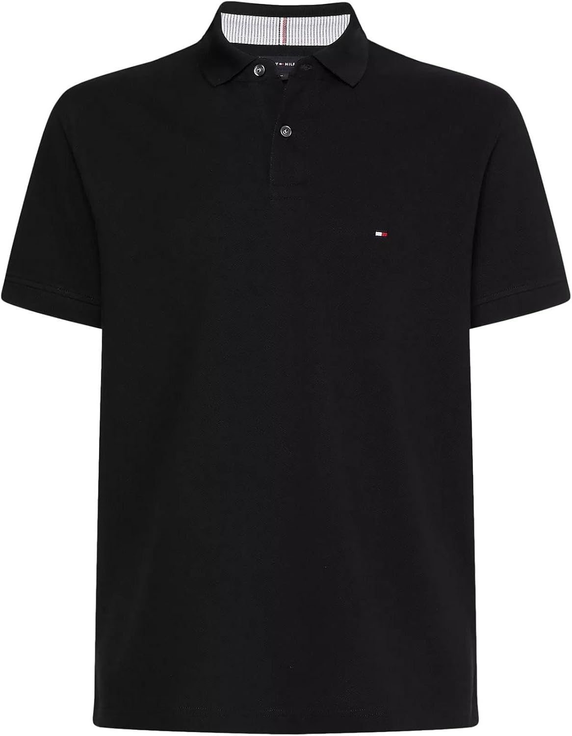 

Мужская рубашка-поло Tommy Hilfiger с коротким рукавом из хлопкового пике, классического кроя, коллекция 2024 года, Black, Черный, Мужская рубашка-поло Tommy Hilfiger с коротким рукавом из хлопкового пике, классического кроя, коллекция 2024 года, Black