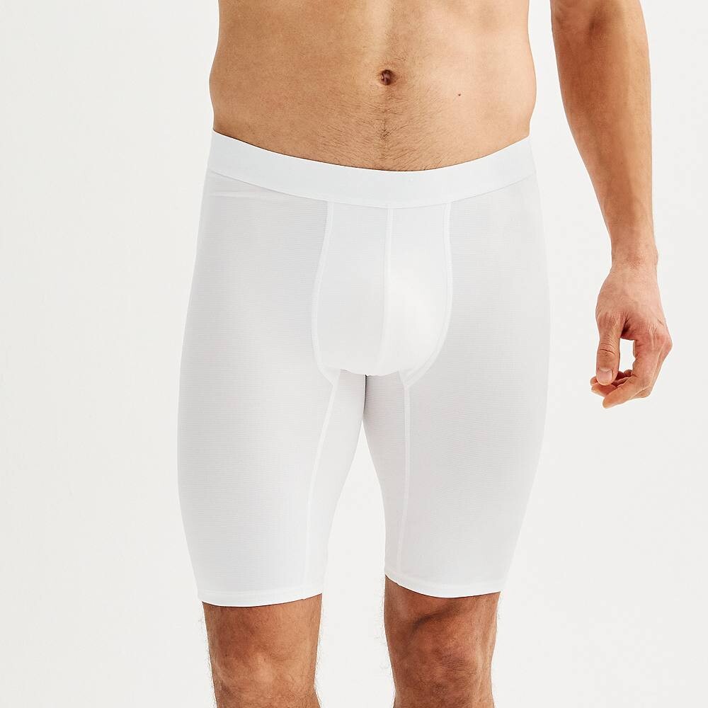 

Мужские шорты Tek Gear с базовым слоем 8,5 дюйма, цвет Modern White
