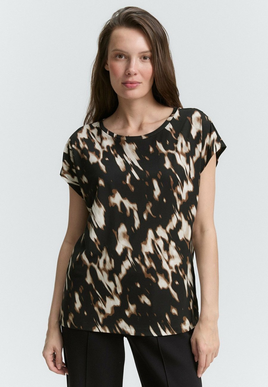 

Футболка TOM TAILOR MIT MUSTER, Blurry Animal Design/Brown, Коричневый, Футболка TOM TAILOR MIT MUSTER, Blurry Animal Design/Brown