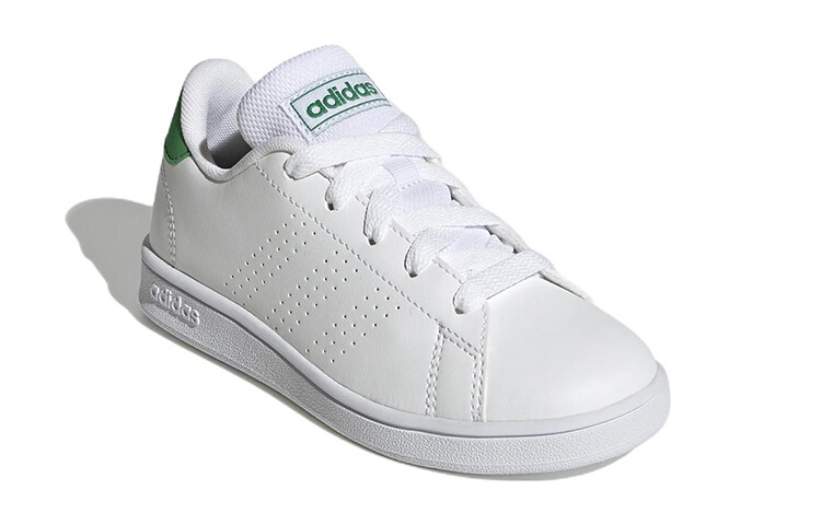 ADVANTAGE Kids Скейтбординг Кроссовки Детские Низкие Белые/зеленые Adidas Neo — фото 3