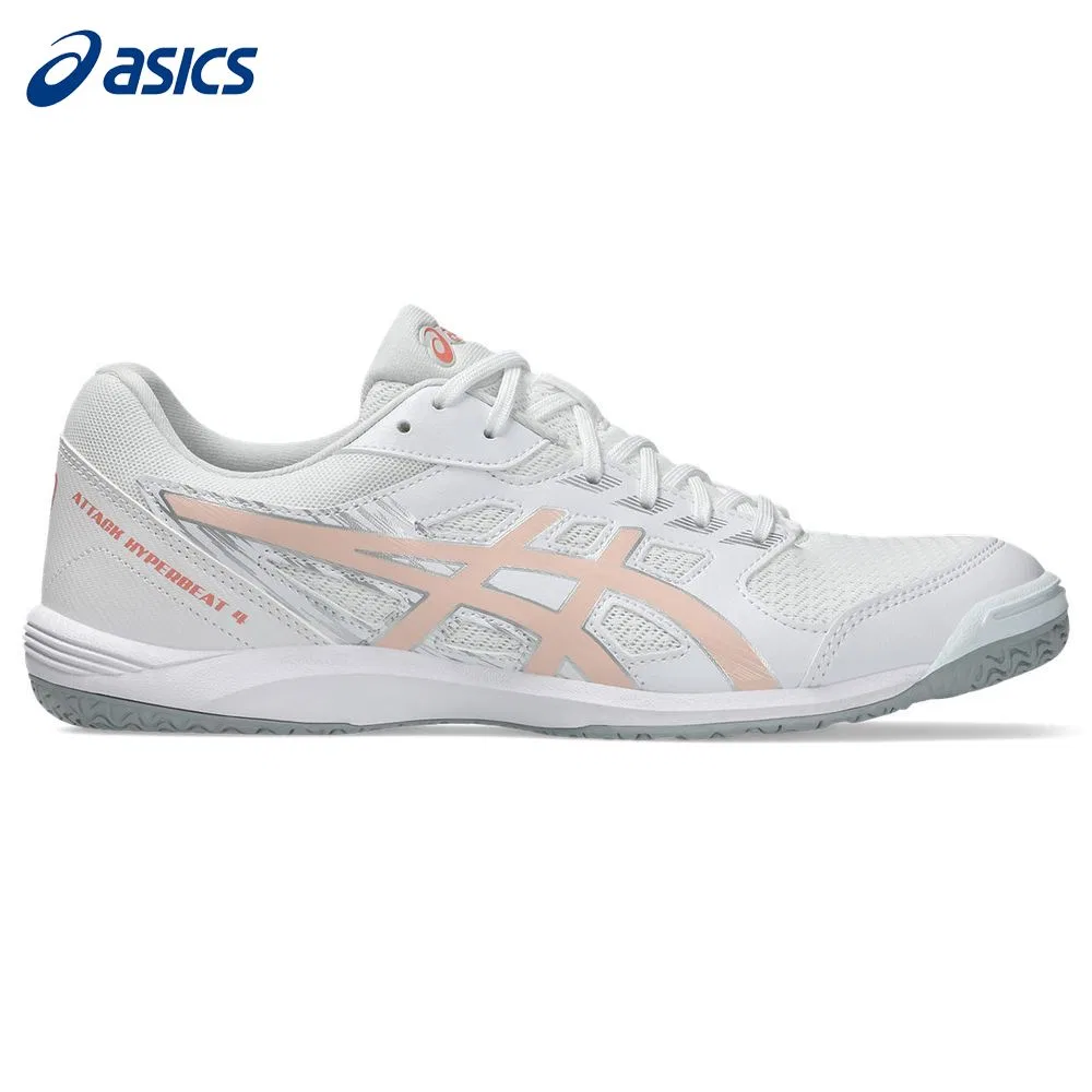 Унисекс кроссовки для настольного тенниса «Attack Hyperbeat 4» от ASICS, White-Breeze (103)