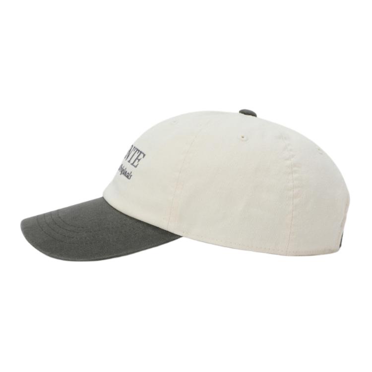 

Хлопковая бейсболка унисекс серо-белая DESCENTE, серый белый