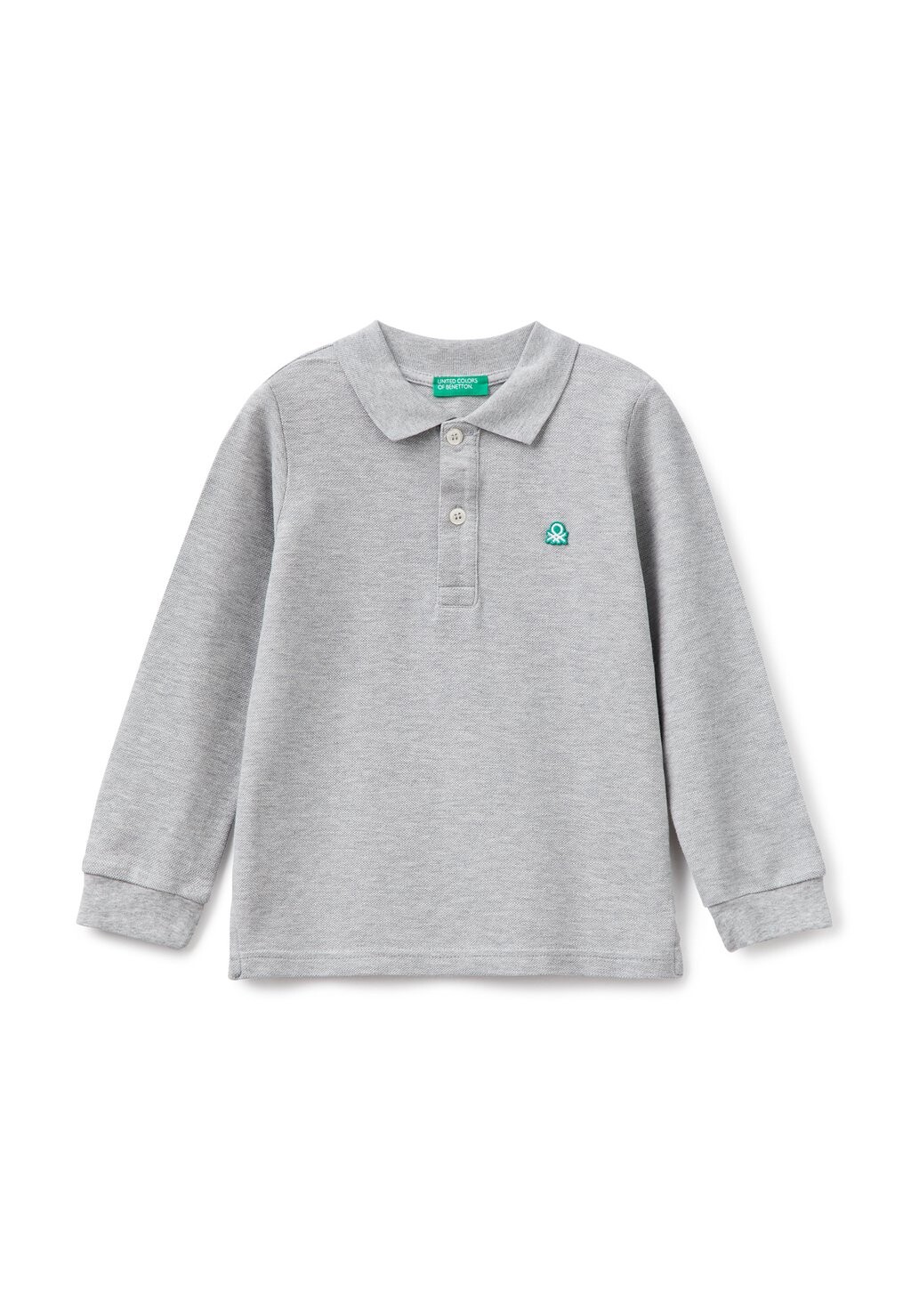 

Рубашка-поло United Colors of Benetton, цвет grey