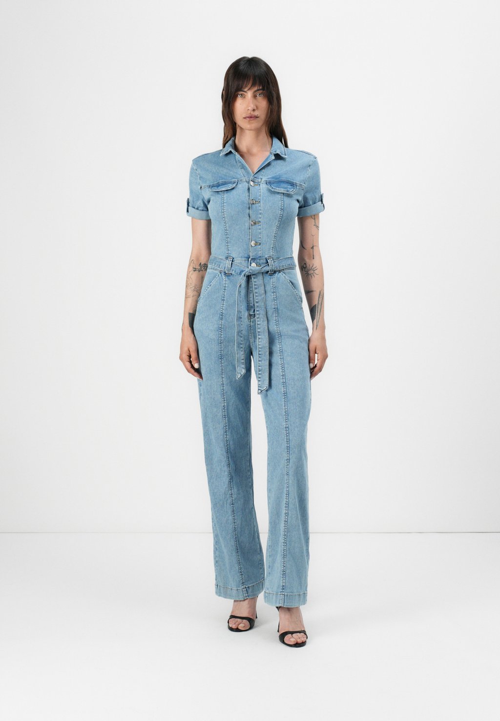 

Комбинезон PARKER JUMPSUIT Guess, цвет Blue Denim