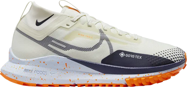 

Кроссовки React Pegasus Trail 4 GORE-TEX 'Sea Glass Total Orange', кремовый, Бежевый, Кроссовки React Pegasus Trail 4 GORE-TEX 'Sea Glass Total Orange', кремовый