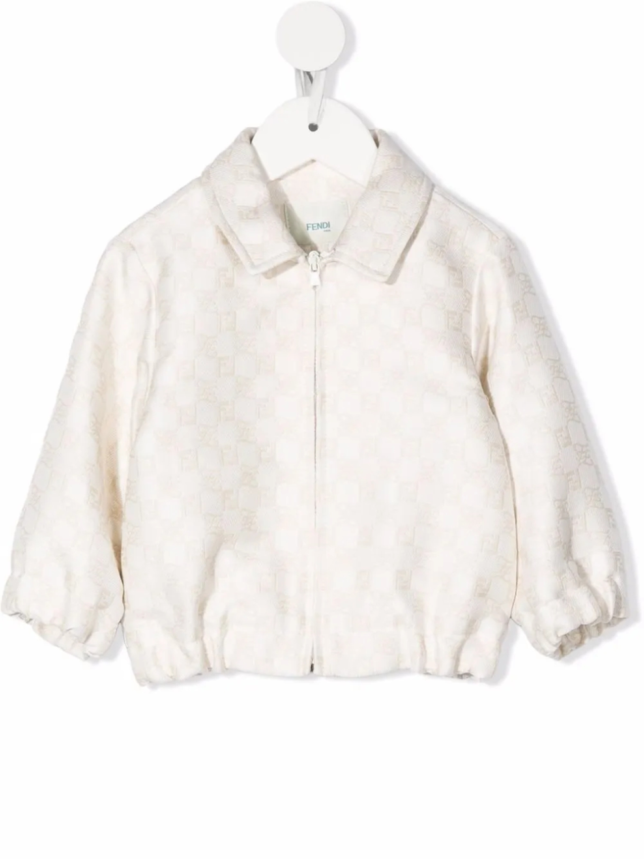 

Куртка в клетку Fendi Kids, нейтральный