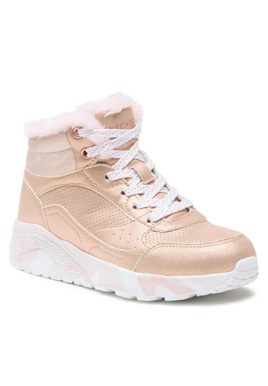 

Детские кроссовки Skechers UNO LITE CAMO DAZZLE 310485L GDPK розовое золото