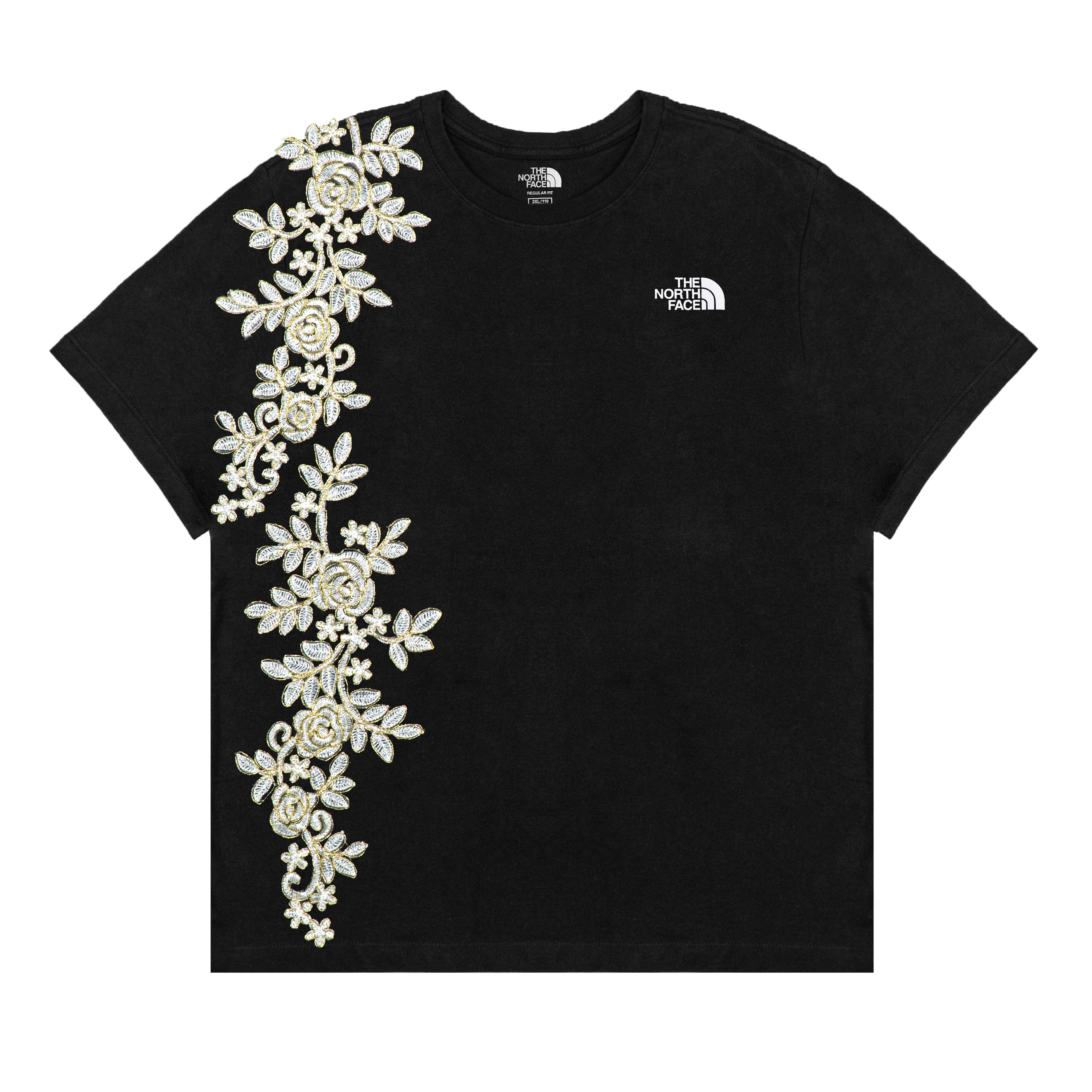 

Футболка с коротким рукавом и круглым вырезом Unisex THE NORTH FACE, черный