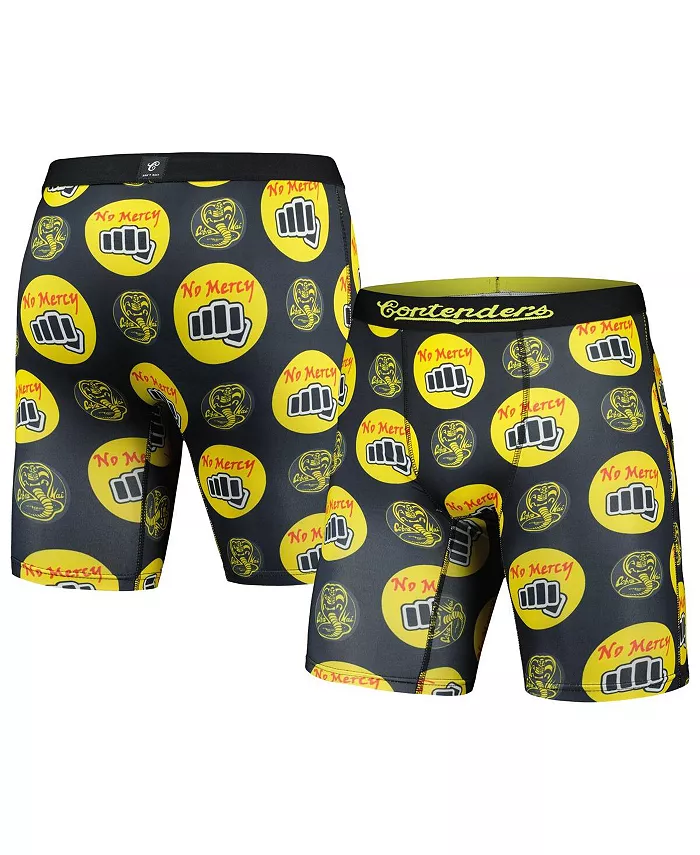 

Мужские черные боксеры Cobra Kai No Mercy Contenders Clothing