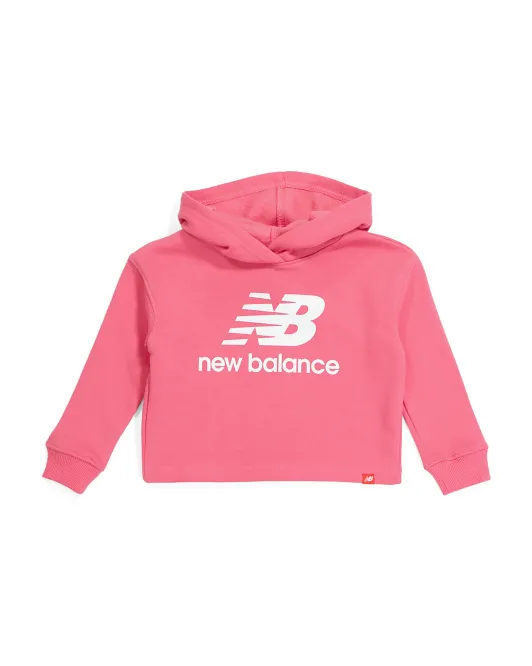 

Пуловер Core для девочек с капюшоном для малышей New Balance, розовый