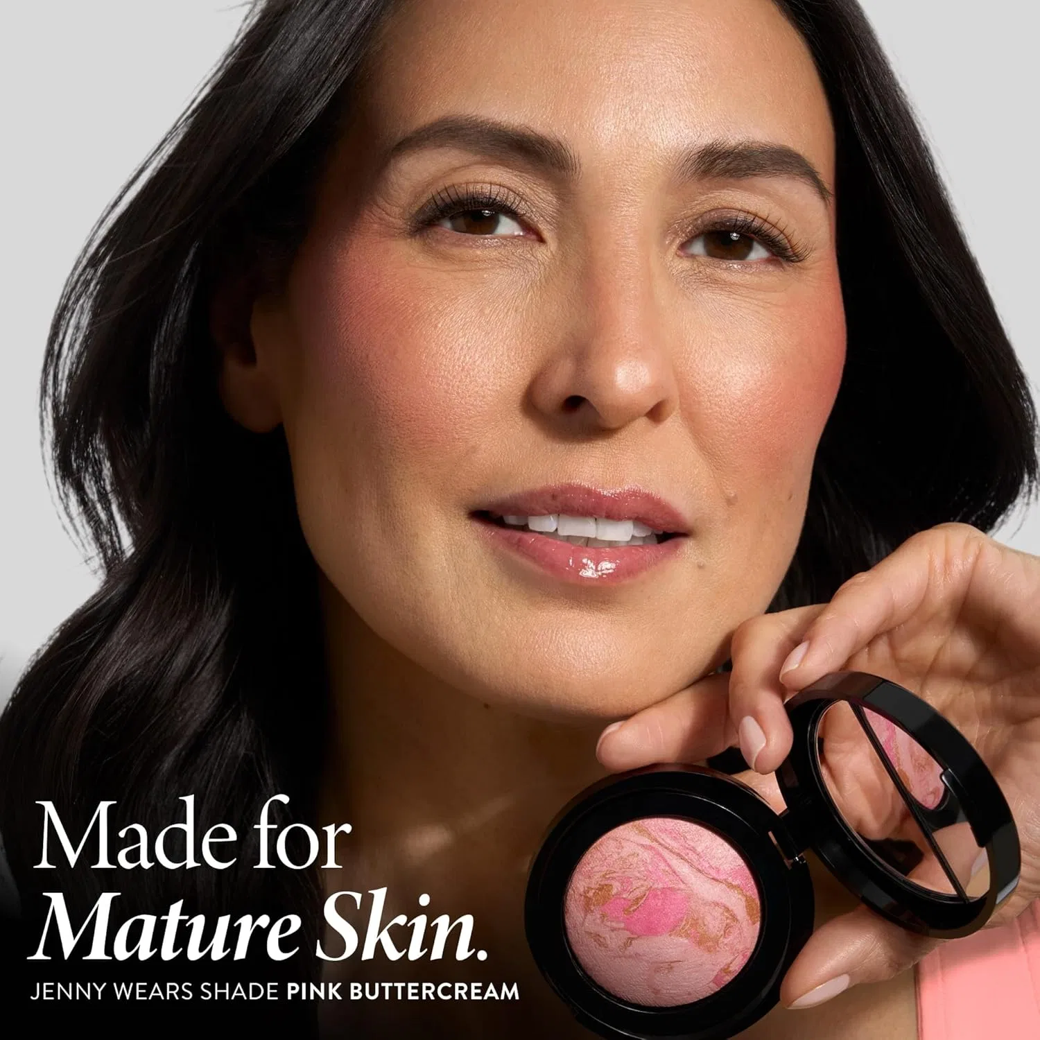 Запеченные румяна «Baked Blush-N-Brighten» от Laura Geller Beauty Laura Geller Beauty, Pink Buttercream (Natural Finish) — фото 3