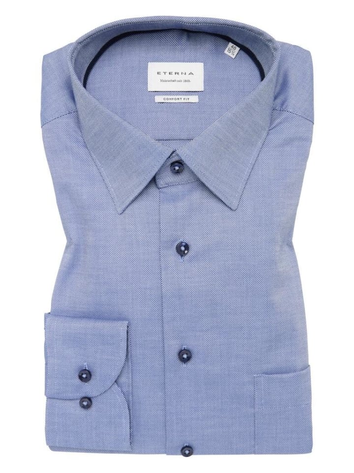 

Рубашка Eterna, темно-синий