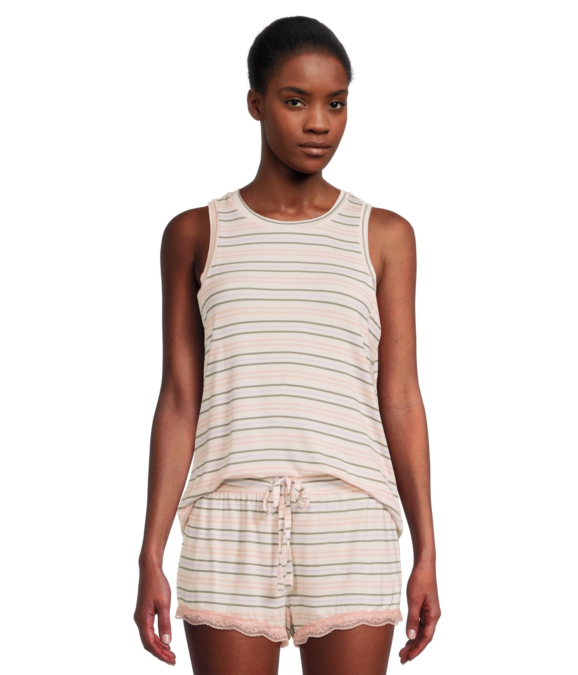 

Пижама Honeydew Intimates All American Shortie Set, цвет Linen Stripe