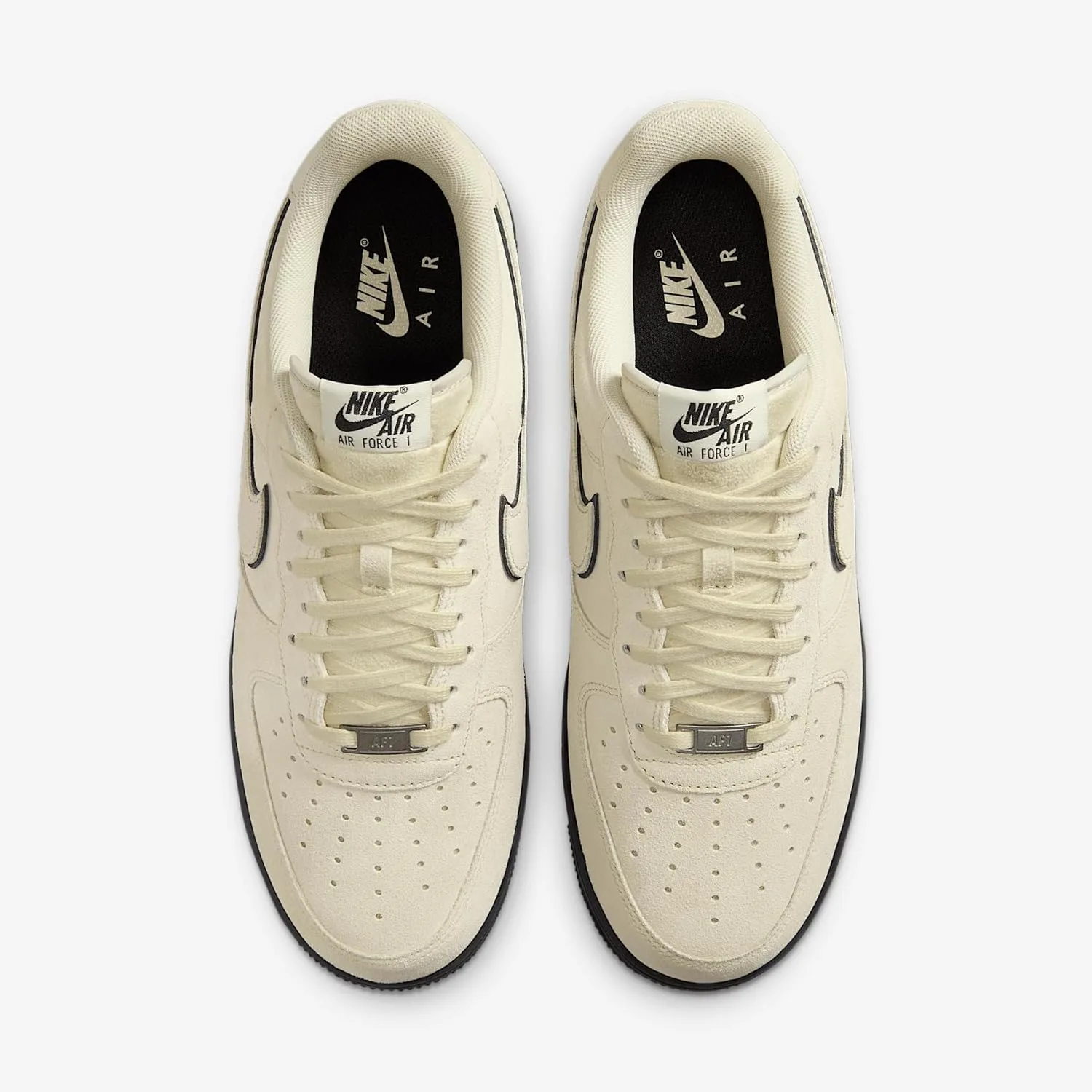Мужские кроссовки Nike Air Force 1 '07 Lv8, черный/хаки — фото 4