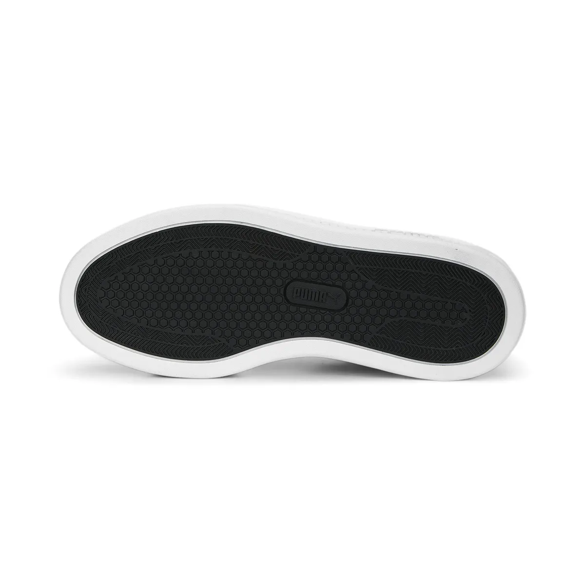Кроссовки PUMA "Женские кроссовки Smash Platform v3", цвет White Black Gold — фото 4