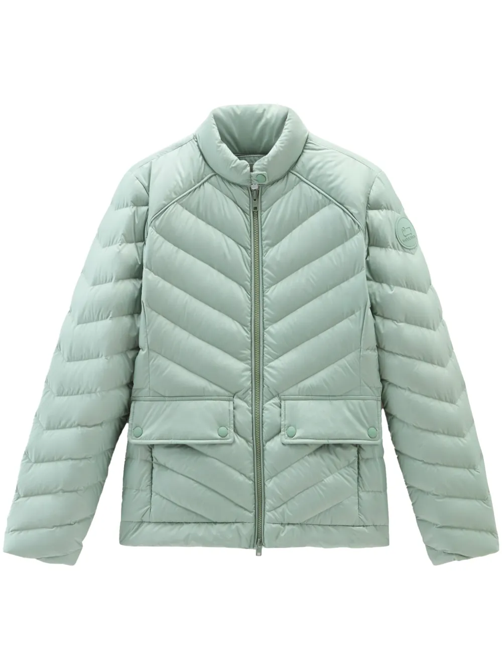 

Пуховик с логотипом WOOLRICH, зеленый