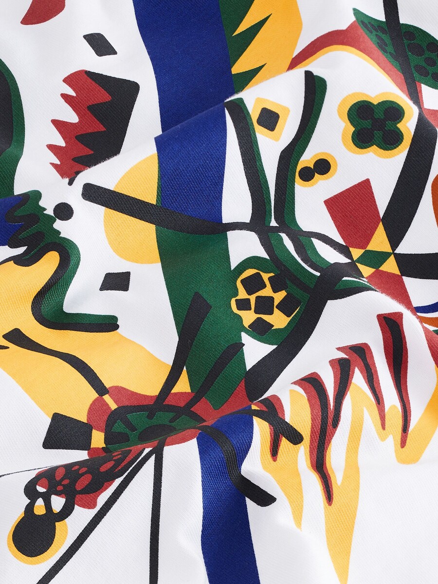 Рубашка Next Keith Haring, белый — фото 4