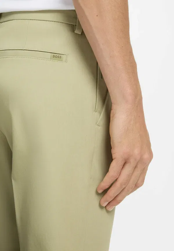 Брюки чинос P kaiton1 zip chinos Boss, цвет хаки — фото 4